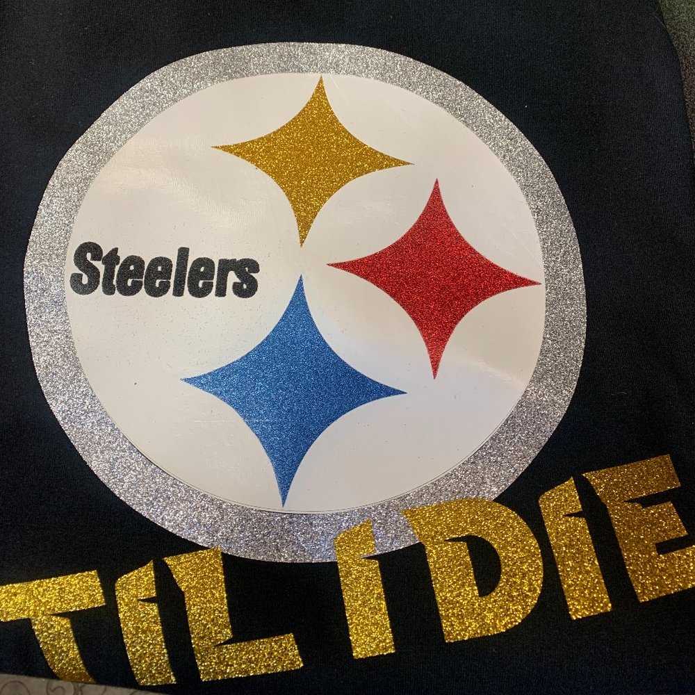 Sweat Shirt Glitter Steelers